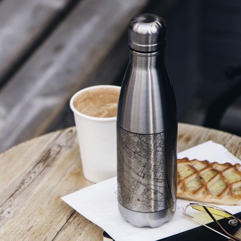 Marfa - Texas Map Insulated Bottle